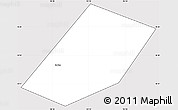 Silver Style Simple Map of Sa Dec, cropped outside
