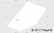 Silver Style Simple Map of Sa Dec, single color outside