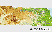 Physical Panoramic Map of Kbang