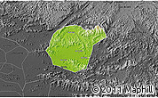 Physical 3D Map of Luc Ngan, darken, desaturated