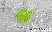 Physical 3D Map of Luc Ngan, lighten, desaturated
