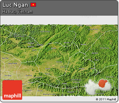 Satellite 3D Map of Luc Ngan