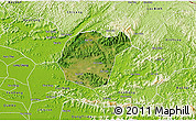 Satellite 3D Map of Luc Ngan, physical outside