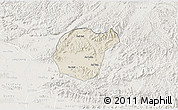 Shaded Relief 3D Map of Luc Ngan, lighten