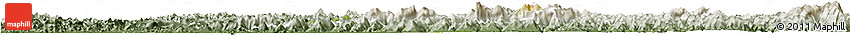 Physical Horizon Map of Luc Ngan, semi-desaturated