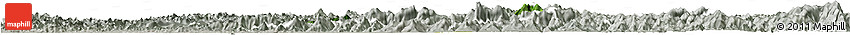 Satellite Horizon Map of Luc Ngan, lighten, semi-desaturated