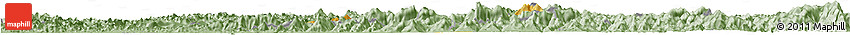 Savanna Style Horizon Map of Luc Ngan