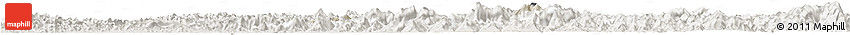 Shaded Relief Horizon Map of Luc Ngan, lighten