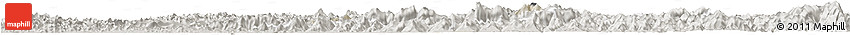 Shaded Relief Horizon Map of Luc Ngan, semi-desaturated