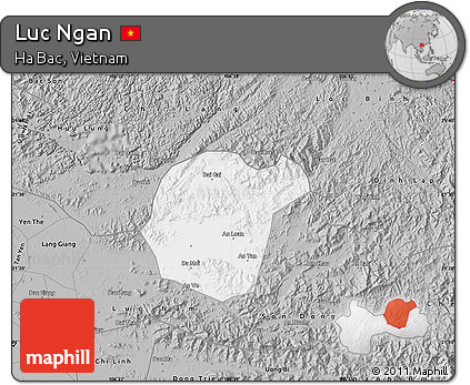 Gray Map of Luc Ngan