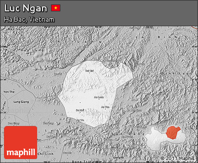 Gray Map of Luc Ngan