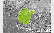 Physical Map of Luc Ngan, desaturated