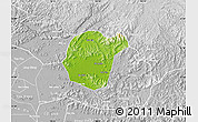 Physical Map of Luc Ngan, lighten, desaturated