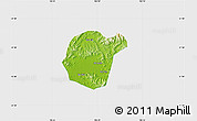 Physical Map of Luc Ngan, single color outside