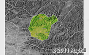 Satellite Map of Luc Ngan, desaturated