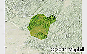 Satellite Map of Luc Ngan, lighten