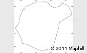 Blank Simple Map of Luc Ngan, cropped outside, no labels