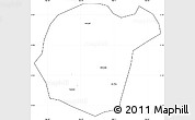 Blank Simple Map of Luc Ngan, cropped outside