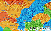 Political 3D Map of Son Dong