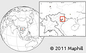 Blank Location Map of Yen The