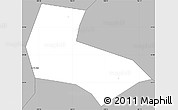Gray Simple Map of Yen The