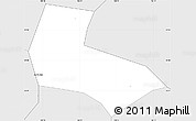 Silver Style Simple Map of Yen The
