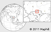 Blank Location Map of Hoang Su Phi