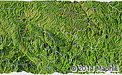 Satellite 3D Map of Yen Minh