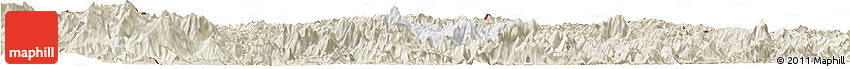 Classic Style Horizon Map of Yen Minh