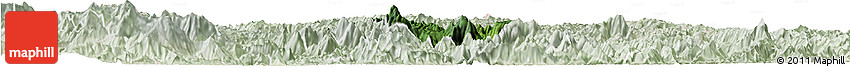 Satellite Horizon Map of Yen Minh, lighten