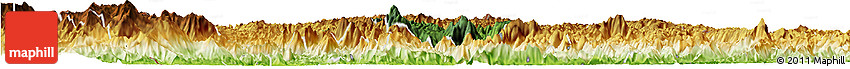 Satellite Horizon Map of Yen Minh, physical outside
