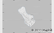 Gray Map of Yen Minh, single color outside