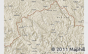 Shaded Relief Map of Yen Minh