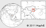 Blank Location Map of Thanh Tri, highlighted parent region