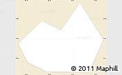 Classic Style Simple Map of Thanh Tri, single color outside