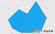 Political Simple Map of Thanh Tri, cropped outside