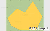 Savanna Style Simple Map of Thanh Tri