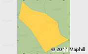 Savanna Style Simple Map of Phu Xuyen