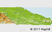 Physical Panoramic Map of Cam Xuyen
