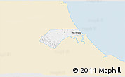 Classic Style 3D Map of Can Loc, single color outside