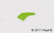 Physical 3D Map of Can Loc, cropped outside
