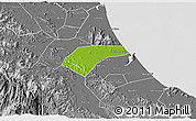 Physical 3D Map of Can Loc, desaturated
