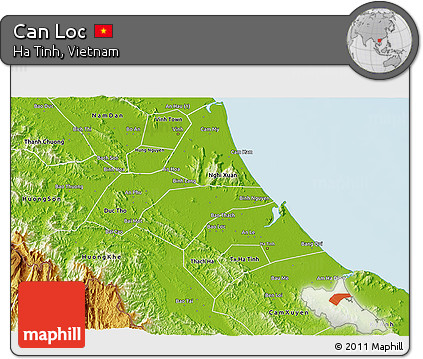 Physical 3D Map of Can Loc