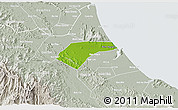 Physical 3D Map of Can Loc, lighten, semi-desaturated