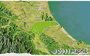 Physical 3D Map of Can Loc, satellite outside