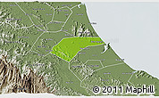 Physical 3D Map of Can Loc, semi-desaturated