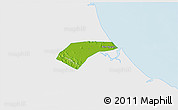 Physical 3D Map of Can Loc, single color outside