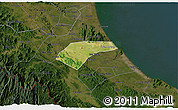 Satellite 3D Map of Can Loc, darken