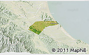 Satellite 3D Map of Can Loc, lighten