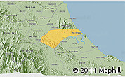 Savanna Style 3D Map of Can Loc